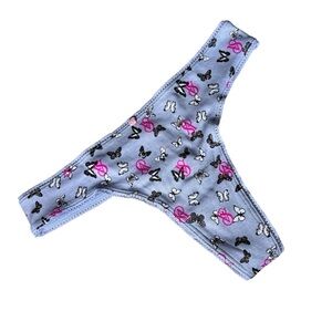 2022 Victoria’s Secret Cotton Butterly Print Thong Size Medium
